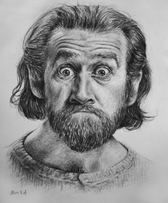 George_Carlin_Commission_by_ayaspiralout